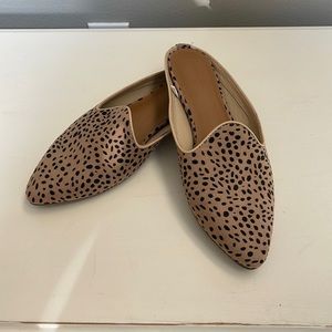 Universal Thread cheetah print mules